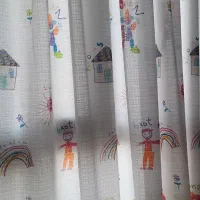 ۲ تکه پرده اتاق خواب کودک و نوجوان ترک