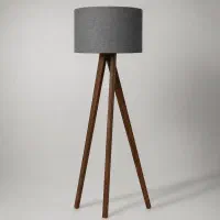 آباژور ایستاده سالم و نو(پارچه ی خاکستری)