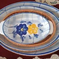 ظروف چینی گل پنبه‌ای|ظروف سرو و پذیرایی|اصفهان, بهارستان|دیوار
