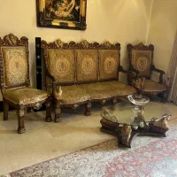 مبل استیل ۹ نفره و‌نهارخوری ۸ نفره فوری فروشی