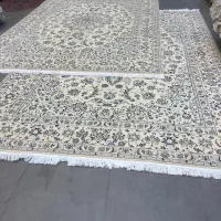 فرش دستباف (بساک)جفت ۹ متری نایین ۹ لا|فرش|مشکیندشت, |دیوار