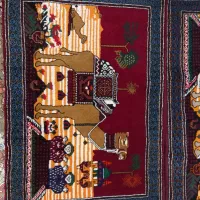 قالی|فرش|جلگه ماژان, |دیوار