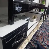 میز تلویزیون/ (ترکیب شیشه و چوب ) سالم|میز تلویزیون|کرج, چمران|دیوار