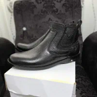 نیم بوت چرم طبیعی استفاده نشده