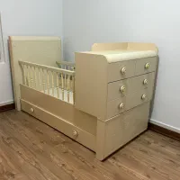 ست کامل تخت و کمد نوزاد و کودک