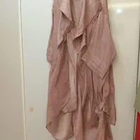 یک عددمانتو حریر زنانه صورتی خوشرنگ