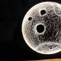 تابلو ماه وآینه تکسچر