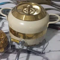 کتری و قوری طلایی|قوری، کتری، قهوهساز دستی|کرمانشاه, |دیوار