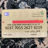 کارت بانکی پیداشده