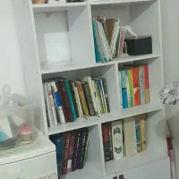 کتابخانه و میز|کتابخانه، شلف، قفسه‌های دیواری|علی‌آباد کتول, |دیوار