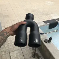 سر اگزوز خودرو/ آکبند ارسی کربن مشکی مات|قطعات یدکی و لوازم جانبی|اصفهان, باغ نگاره|دیوار