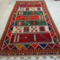 شش تخته گلیم قشقایی دستباف تمام پشم