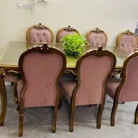 فروش فوری ست مبل سلطنتی و میز غذا خوری|مبلمان خانگی و میز عسلی|لنگرود, |دیوار