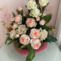سبد گل مصنوعی لوکس