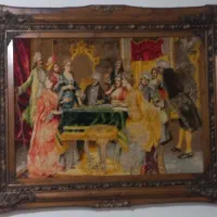 تابلو فرش دستباف طرح پاسور باز