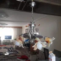 لوستر ۵ شاخه|لوستر و چراغ آویز|الوند, |دیوار