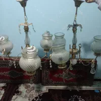 لوستر 3شاخه برنج|لوستر و چراغ آویز|سنندج, |دیوار