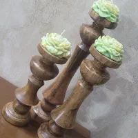 شمعدان چوبی|صنایع دستی و سایر لوازم تزئینی|اصفهان, پرتمان|دیوار