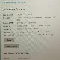 لپ تاپ دل latitude E5470|رایانه همراه|صفادشت, |دیوار