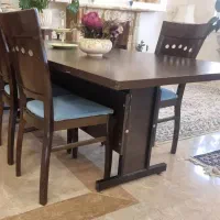 میز ام دی اف ۱۰ نفره با ۶ صندلی