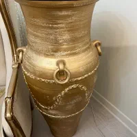 دو عدد خمره کوزه بزرگ  پتینه کاری شده نو