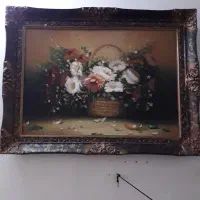 تابلو رنگ روغن با قاب