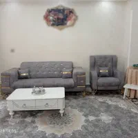 مبل ۸نفره چسترباجلومبلی وعسلی|مبلمان خانگی و میز عسلی|نسیم‌شهر, |دیوار
