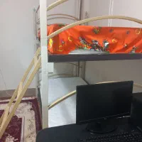 تخت خواب دوطبقه|تخت و سرویس خواب|گالیکش, |دیوار