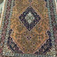 یک جفت فرش دست بافت ابریشم عالی|فرش|اردبیل, |دیوار