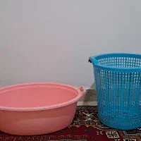 فروش یک عدد وان و سبد لباس