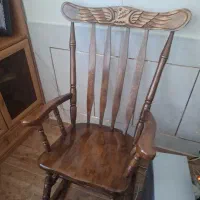 صندلی چوبی مادر بزرگ