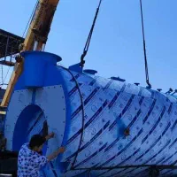 دیگ بخار با عایـ ق پشم سنگ53ft