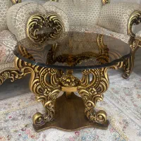 مبل سلطنتی ۹ نفره|مبلمان خانگی و میز عسلی|نسیم‌شهر, |دیوار