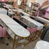 تجهیزات آرایشگاهی کاشت ناخن میز صندلی