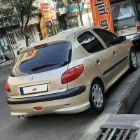 پژو ۲۰۶ فرانسوی کم کارکرد تمیز شاسی سالم