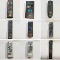 انواع کنترل تلویزیون رنگی قدیمی و گیرنده دیجیتال|عمدهفروشی|اراک, |دیوار