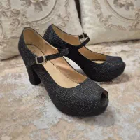 کفش مجلسی مشکی زنانه سایز ۳۸-۳۹