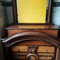 میز وایینه چوبی و بوفه ومیز تلویزیون و تلویزیون