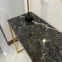 کنسول تمام استیل با رویه سنگ