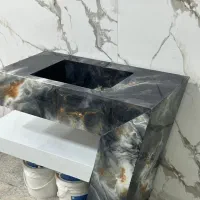 روشویی سرامیکی مدرن مدل دیواری طرح سون|لوازم سرویس بهداشتی|همدان, |دیوار