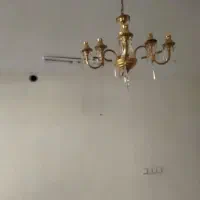 لوستر برنج روکش اب طلا