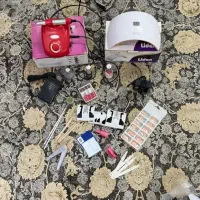 لوازم و وسایل کاشت ناخن سوهان برقی یووی یو وی