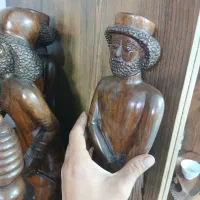 مجموعه ی کلکسیونی و بی نظیر مجسمه های چوبی|کلکسیون اشیاء عتیقه|تهران, نعمت‌آباد|دیوار