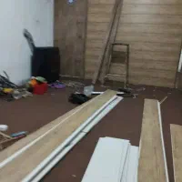 دیوار پوش pvc  با درب ام دی اف|مصالح و تجهیزات ساختمان|شیراز, شهرک گلستان|دیوار