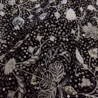 پارچه مخمل سوزن دوزی