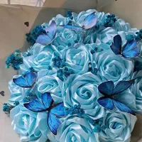 گل  جاودان|گل مصنوعی|قم, ولیعصر|دیوار