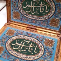 یک جفت تابلو فرش دستباف کاشان|تابلو فرش|تهران, ونک|دیوار