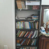 قفسه کتابخانه چوبی زیر قیمت بازار|کتابخانه، شلف، قفسه‌های دیواری|قم, بلوار امین و ساحلی|دیوار