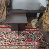 میزجلومبلی عسلی قهوه ای|مبلمان خانگی و میز عسلی|خرمآباد, |دیوار