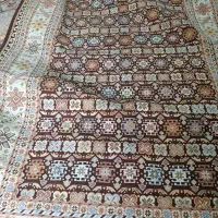 فرش گیلیم طرح گل گلی سالم ۹متری